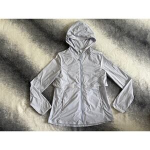 Athleta Girls Lightweight Lavender Zip Up Jacket Size XL 14 Gorpcore Outdoors